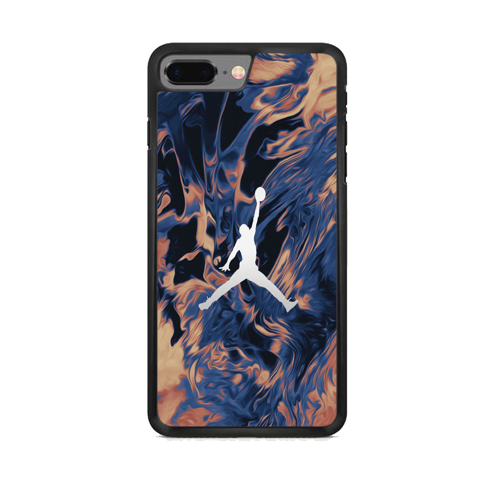 Jordan Marble White Logo iPhone 7 Plus Case