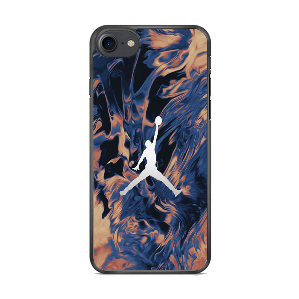 Jordan Marble White Logo iPhone 7 Case