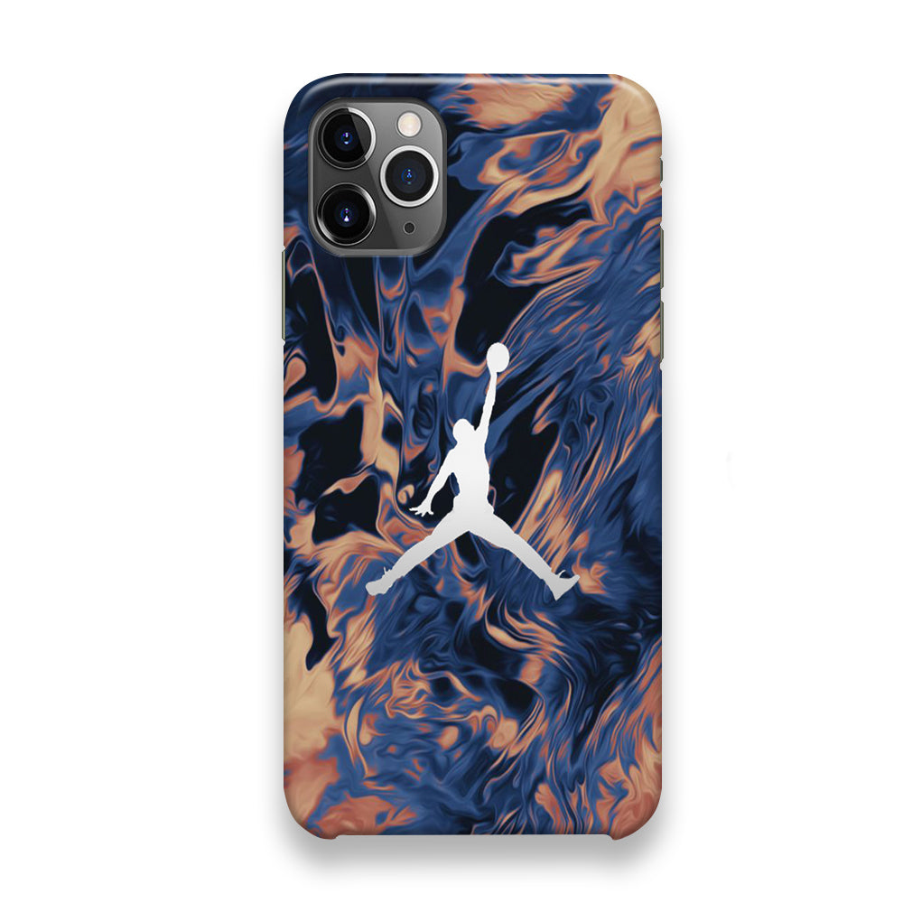 Jordan Marble White Logo iPhone 12 Pro Case