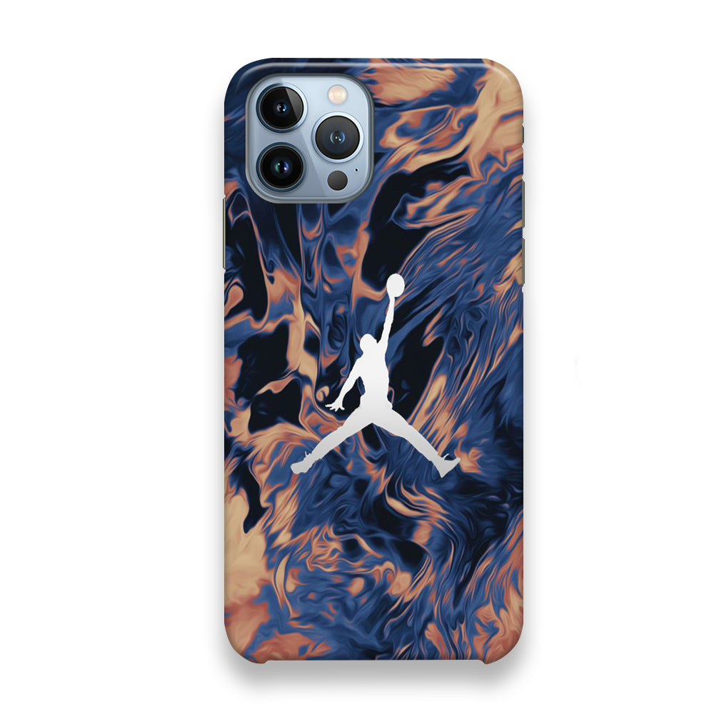 Jordan Marble White Logo iPhone 13 Pro Case