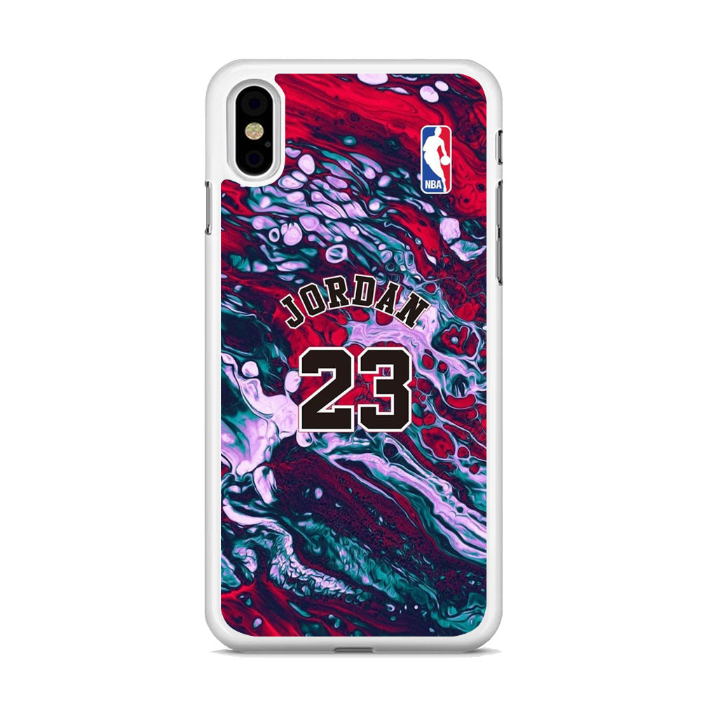 Jordan Paint River Wall  iPhone Xs Case