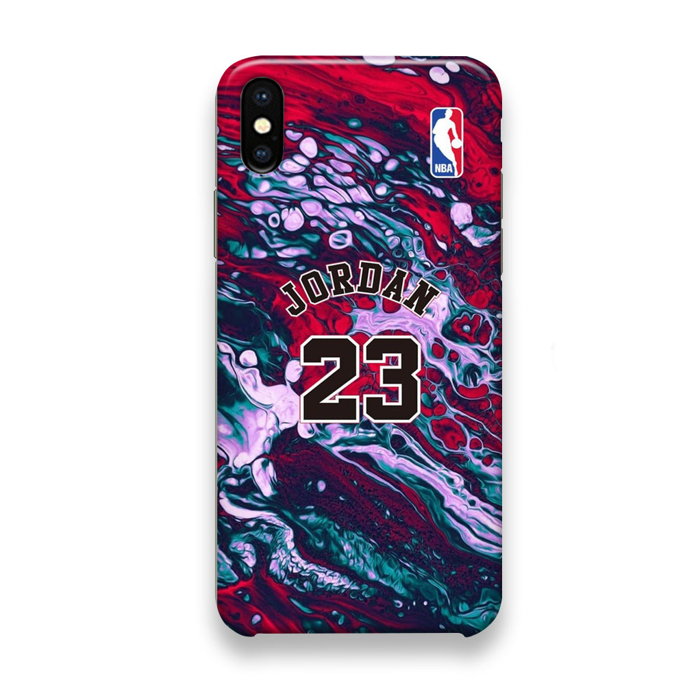 Jordan Paint River Wall  iPhone Xs Case