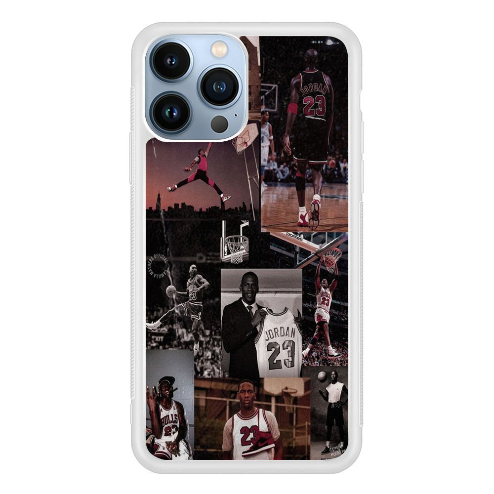 Jordan Photo Collage History iPhone 13 Pro Max Case