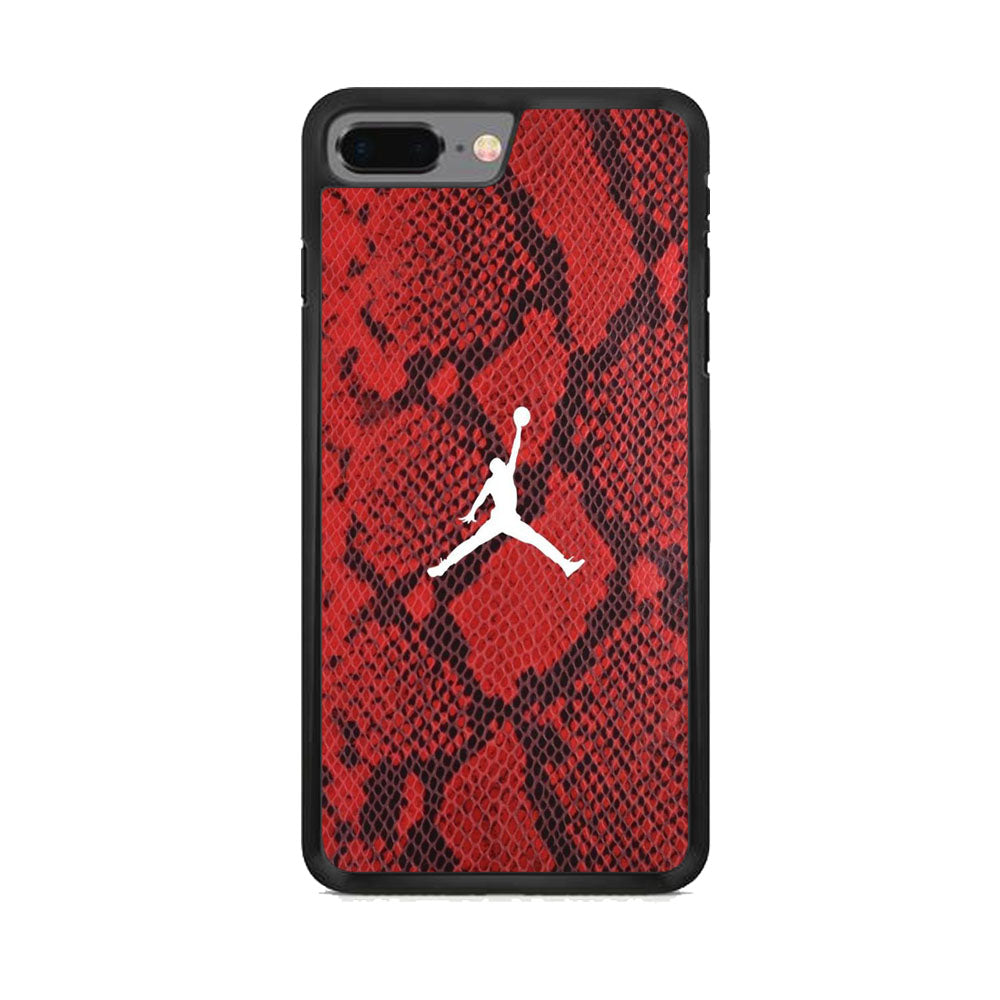 Jordan Red Skin Reptile iPhone 7 Plus Case