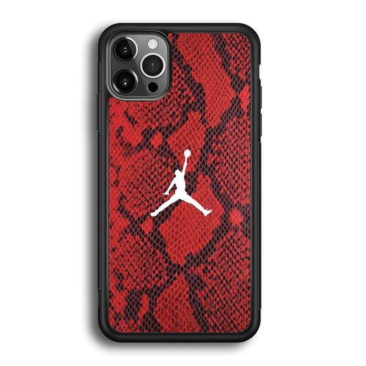 Jordan Red Skin Reptile iPhone 12 Pro Max Case