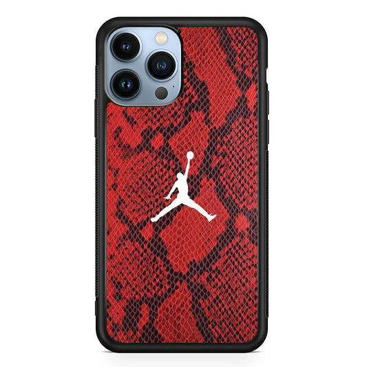 Jordan Red Skin Reptile iPhone 13 Pro Max Case