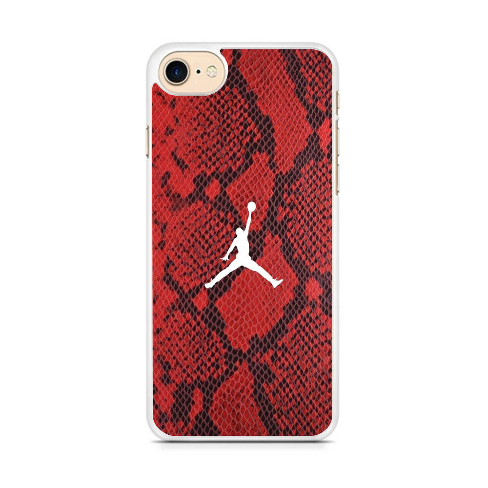 Jordan Red Skin Reptile iPhone 7 Case