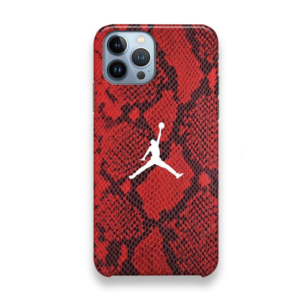 Jordan Red Skin Reptile iPhone 13 Pro Max Case