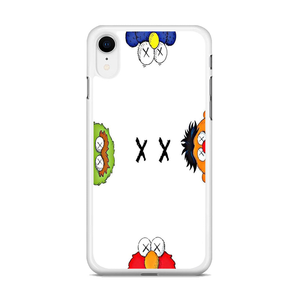 Kaws Background White iPhone XR Case