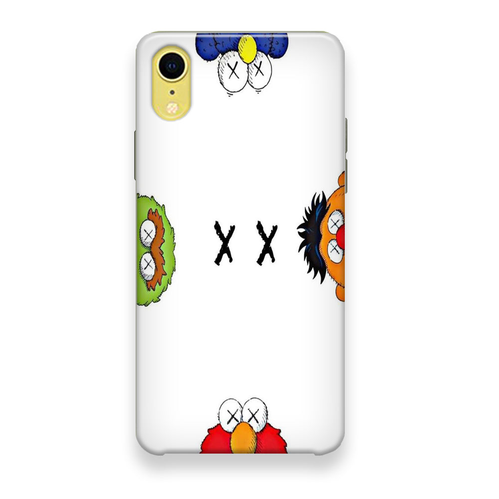 Kaws Background White iPhone XR Case