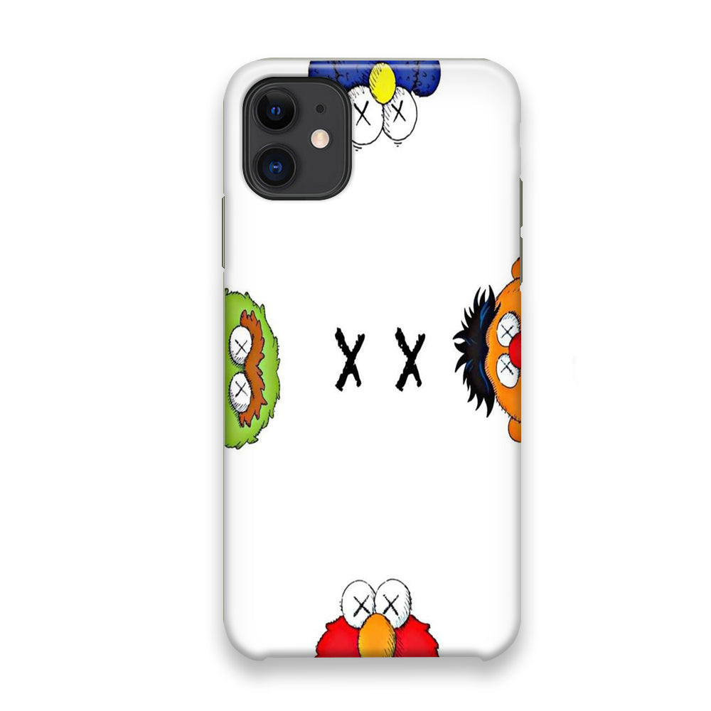 Kaws Background White iPhone 11 Case