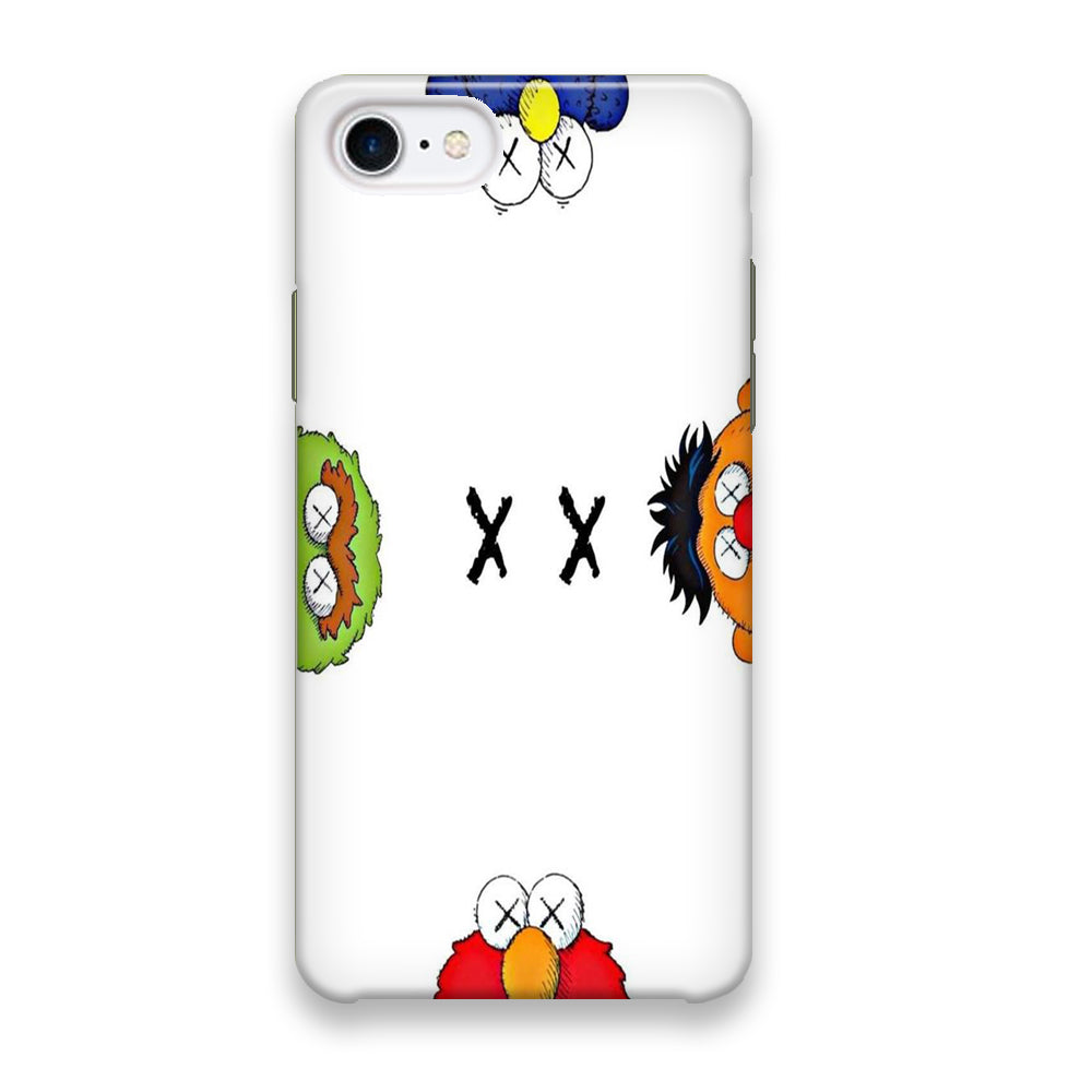 Kaws Background White iPhone 8 Case