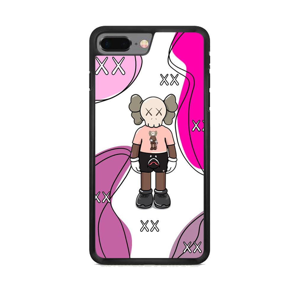 Kaws Colour Block iPhone 8 Plus Case