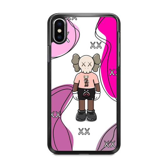 Kaws Colour Block iPhone X Case