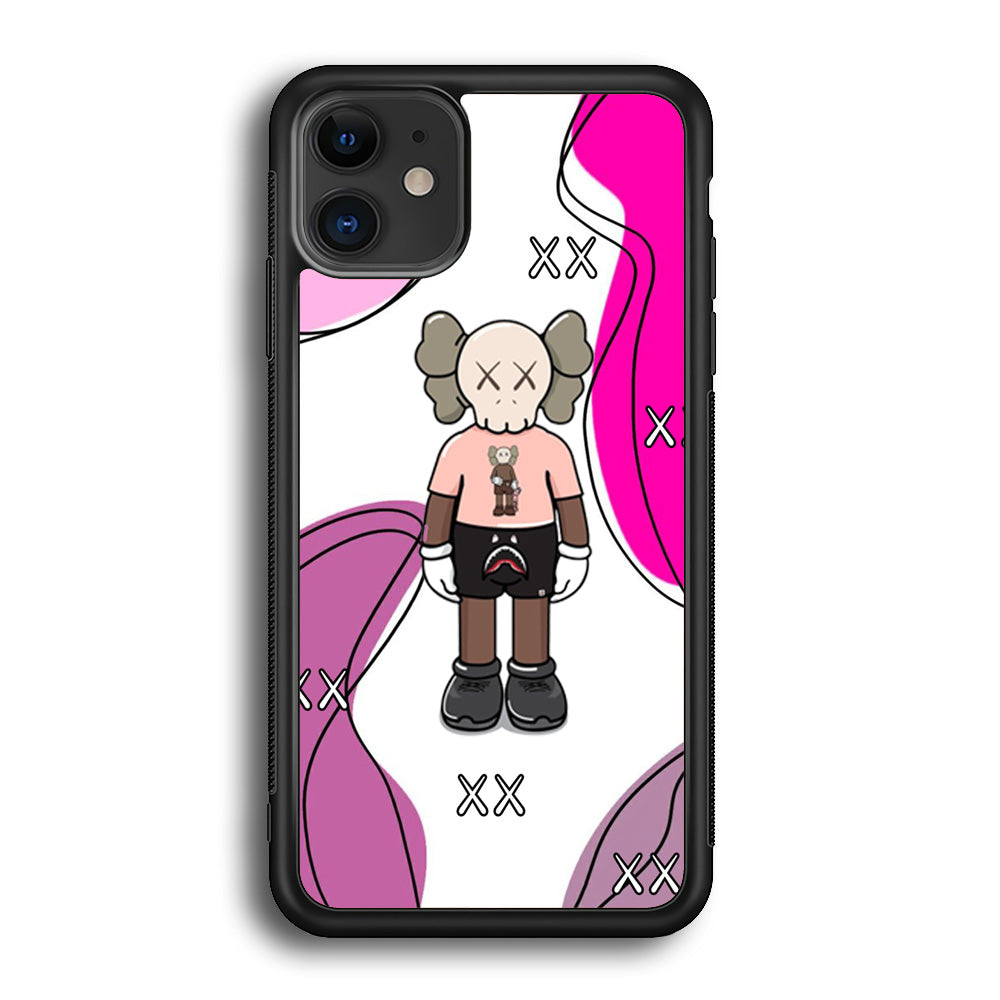 Kaws Colour Block iPhone 12 Case