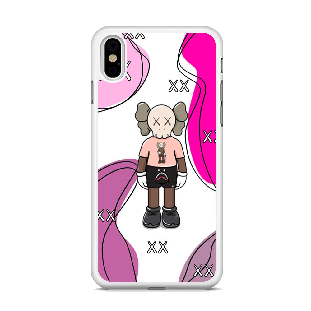 Kaws Colour Block iPhone X Case