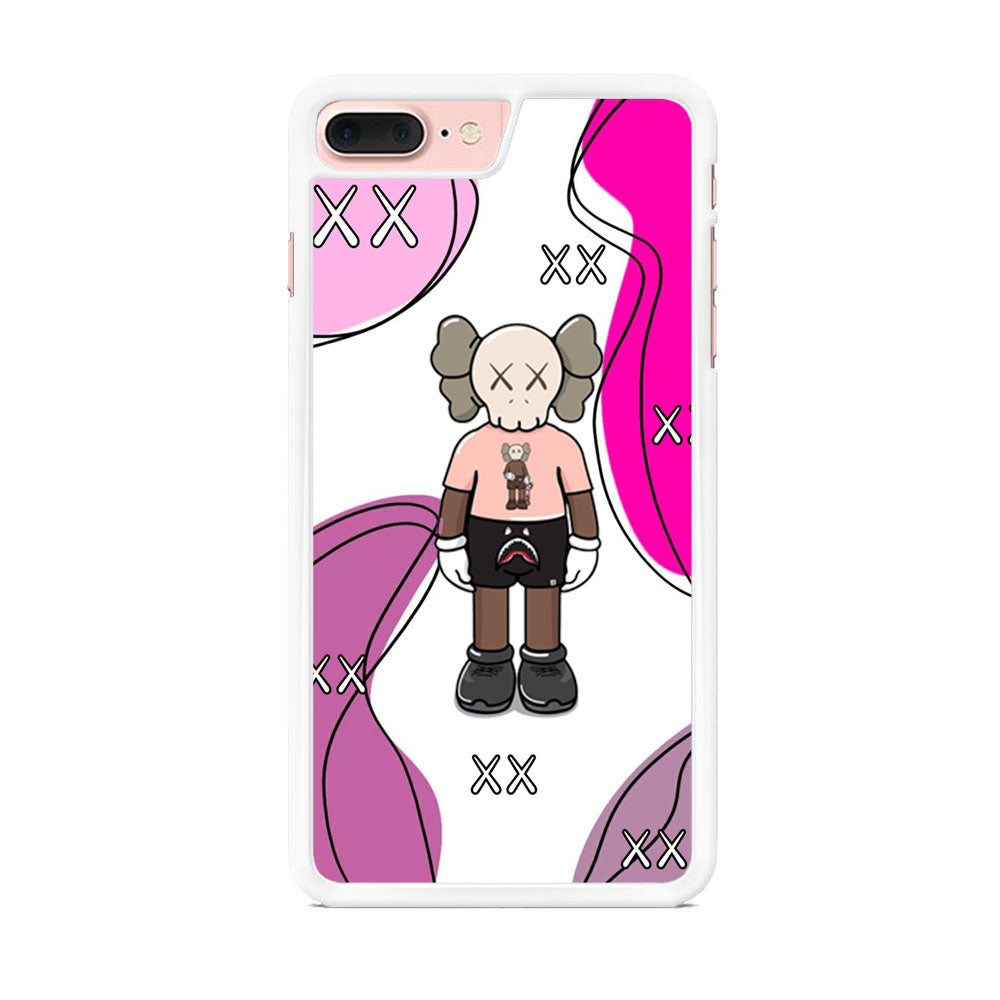 Kaws Colour Block iPhone 8 Plus Case