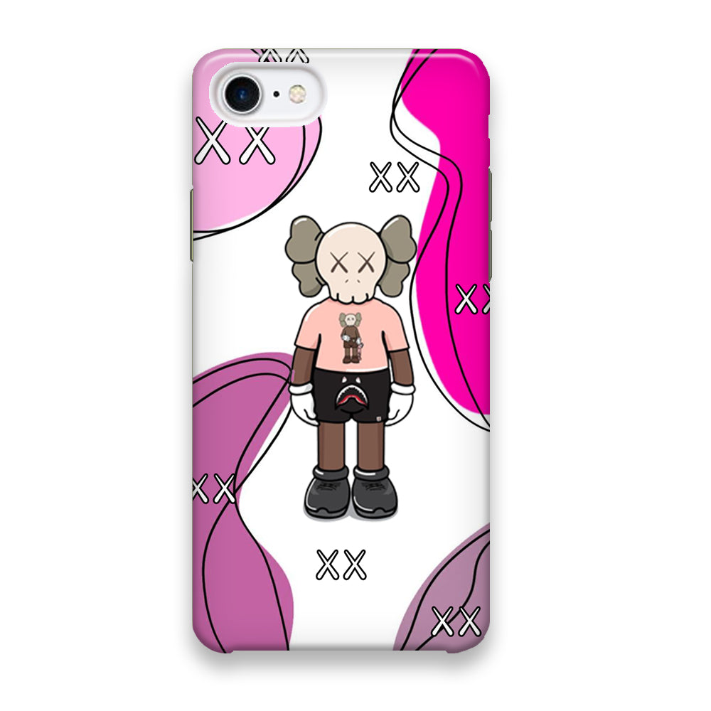 Kaws Colour Block iPhone 8 Case