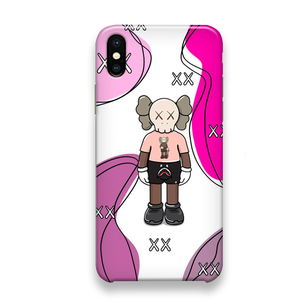 Kaws Colour Block iPhone X Case