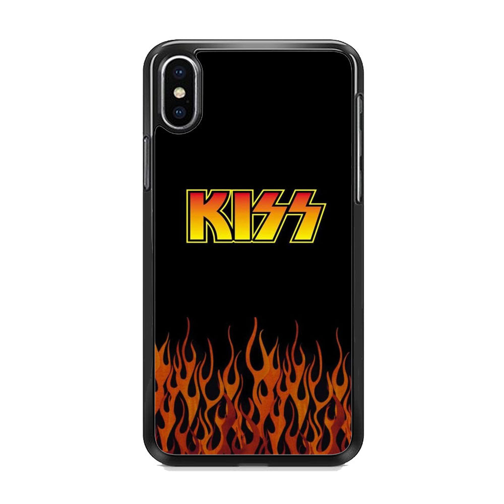 Kiss On Fire iPhone X Case