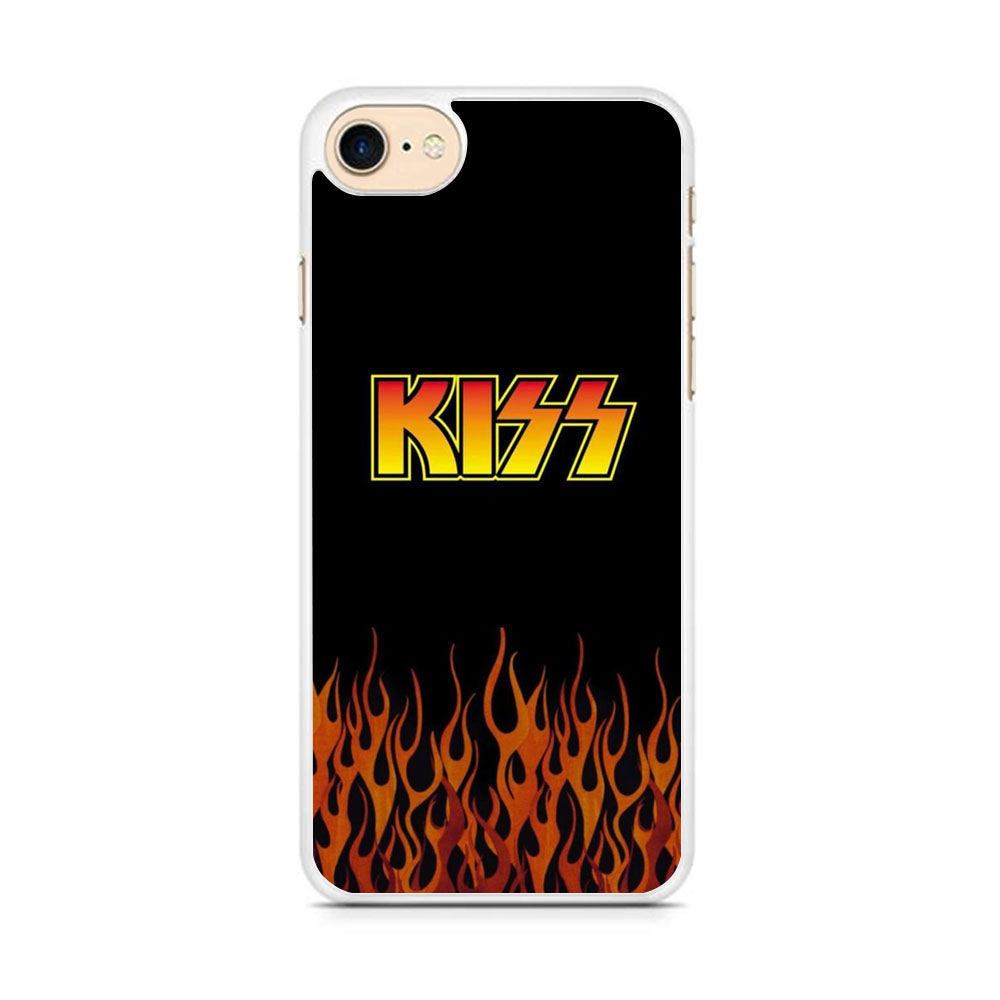 Kiss On Fire iPhone 8 Case