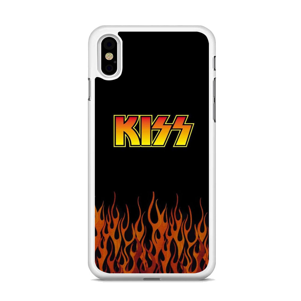 Kiss On Fire iPhone Xs Max Case