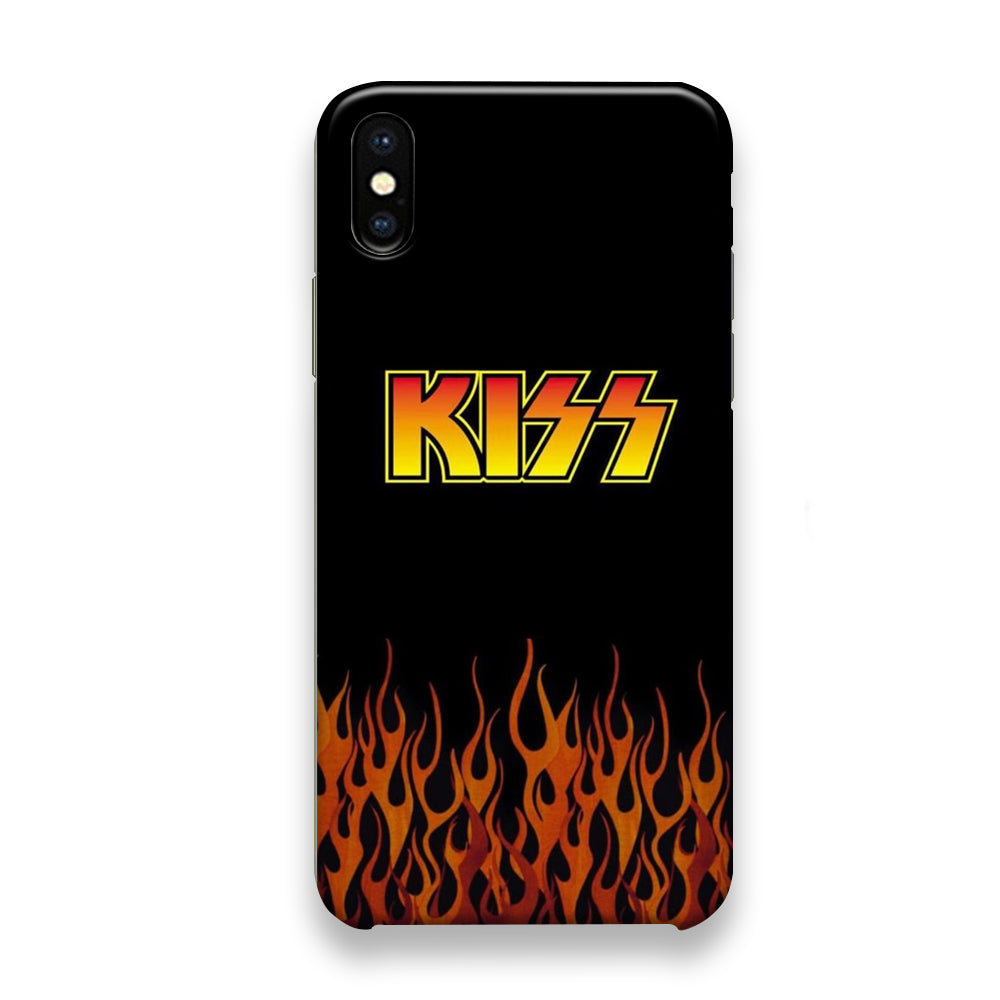 Kiss On Fire iPhone X Case