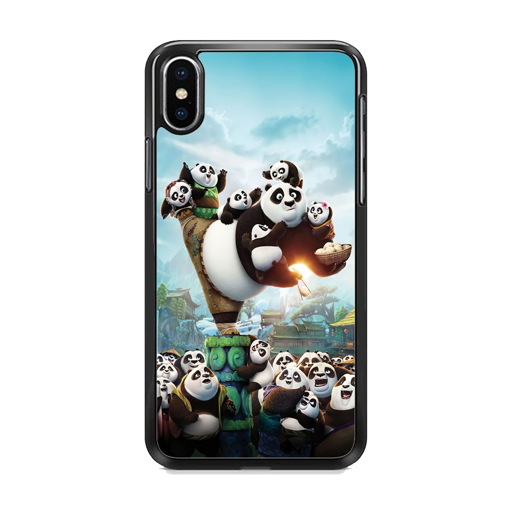 Kung Fu Panda 002 iPhone X Case