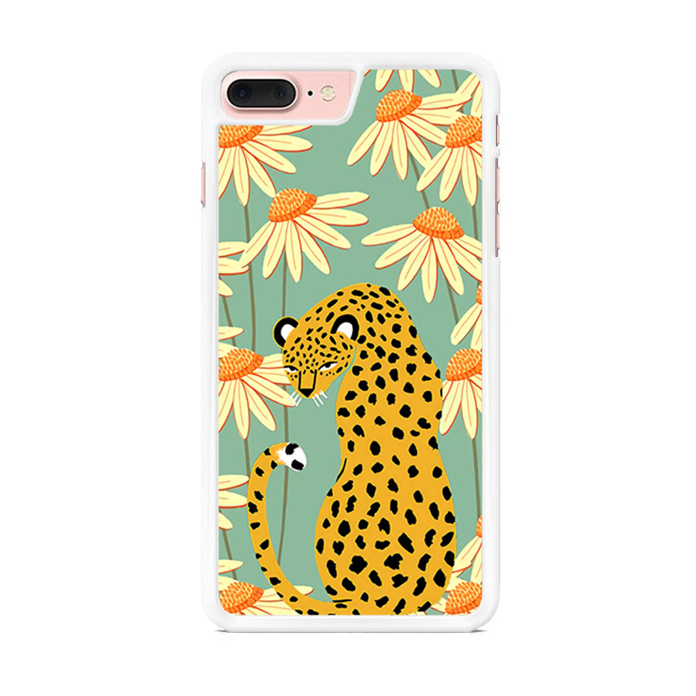 Leopard Flower Umbrella iPhone 7 Plus Case