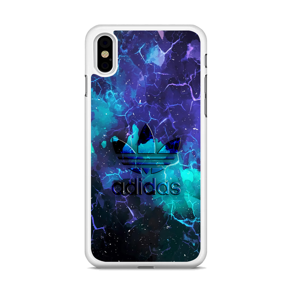 Lightning Blue Adidas iPhone X Case