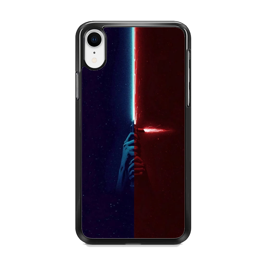 Lightsaber Blue Red Star Wars  iPhone XR Case