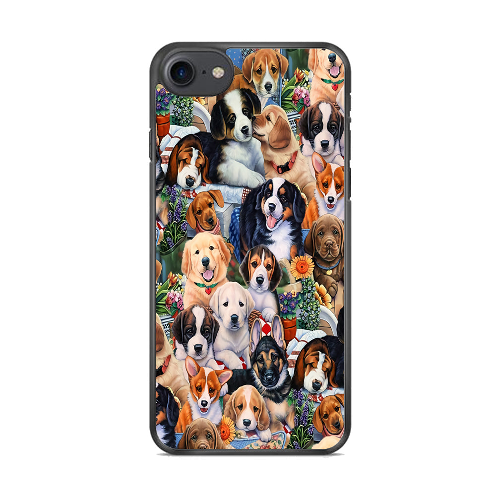 Lots of Cute Dogs iPhone 7 Case