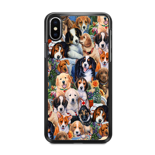 Lots of Cute Dogs iPhone X Case