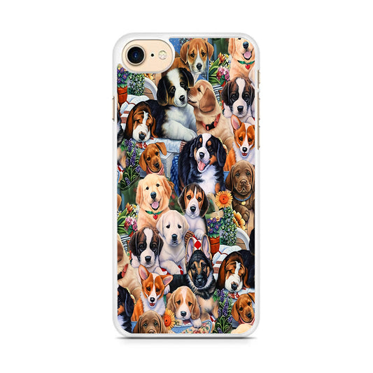 Lots of Cute Dogs iPhone 7 Case