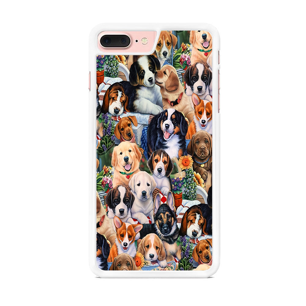 Lots of Cute Dogs iPhone 7 Plus Case