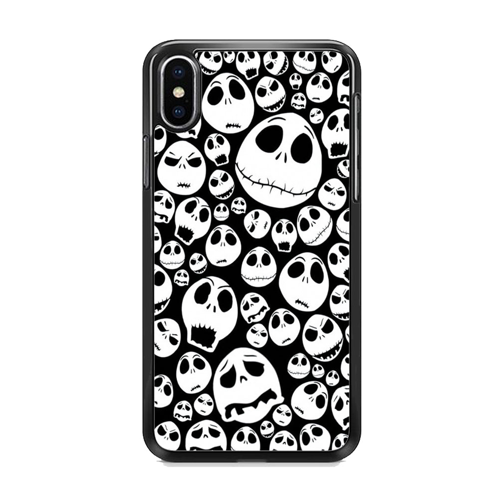 Lots of Face Doodle iPhone Xs Max Case