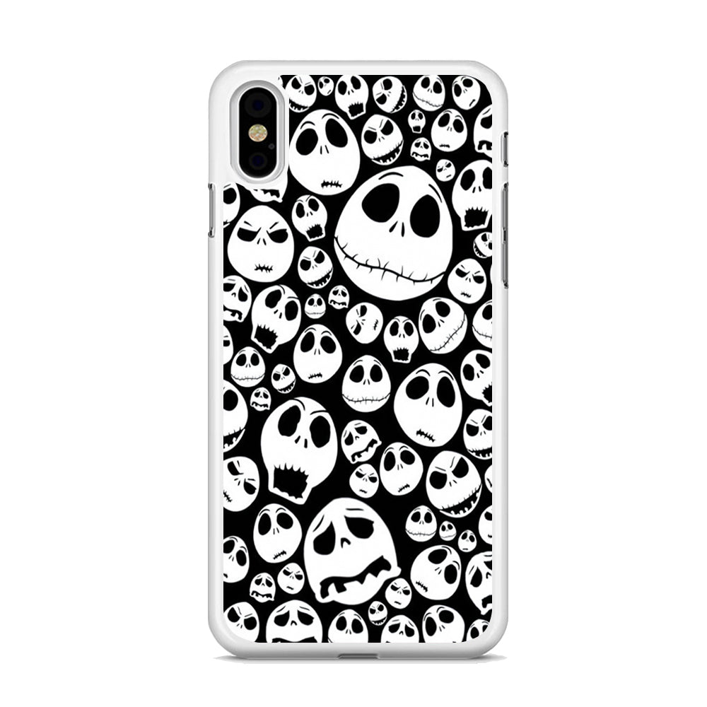 Lots of Face Doodle iPhone Xs Max Case