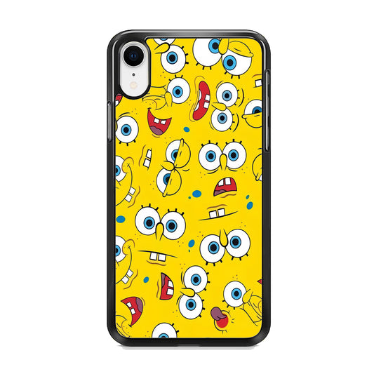 Lots of Face Spongebob iPhone XR Case