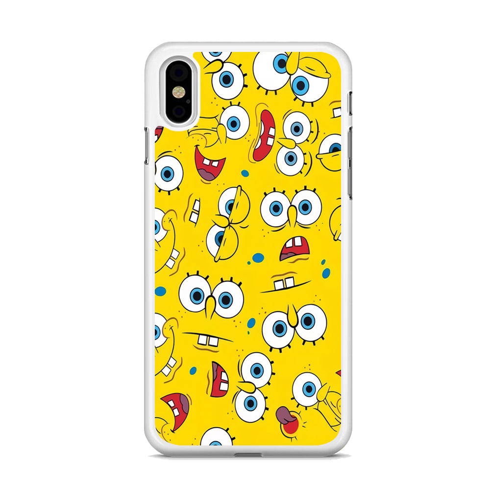 Lots of Face Spongebob iPhone Xs Max Case1