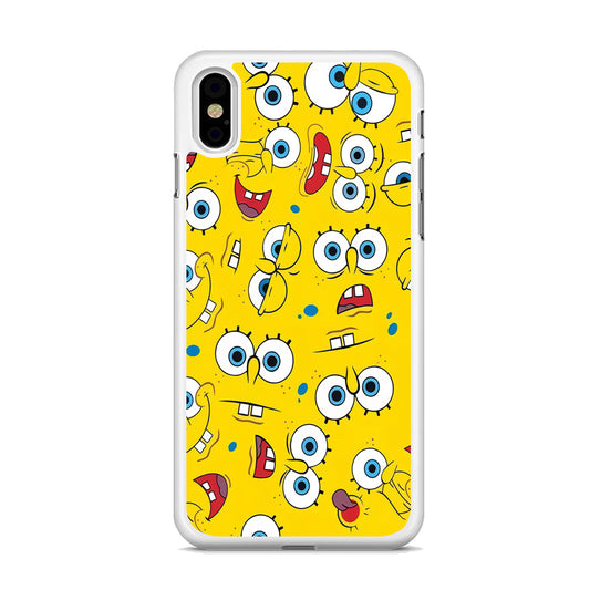 Lots of Face Spongebob iPhone Xs Max Case1