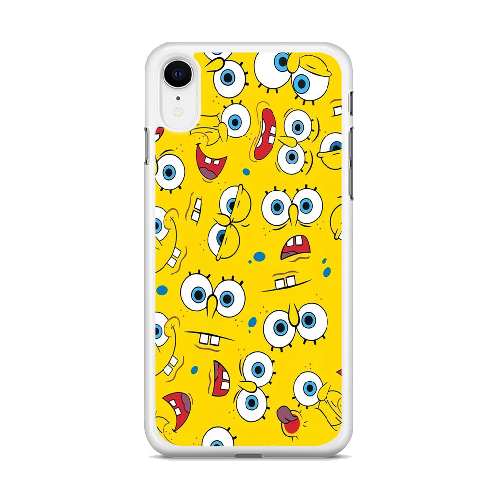 Lots of Face Spongebob iPhone XR Case