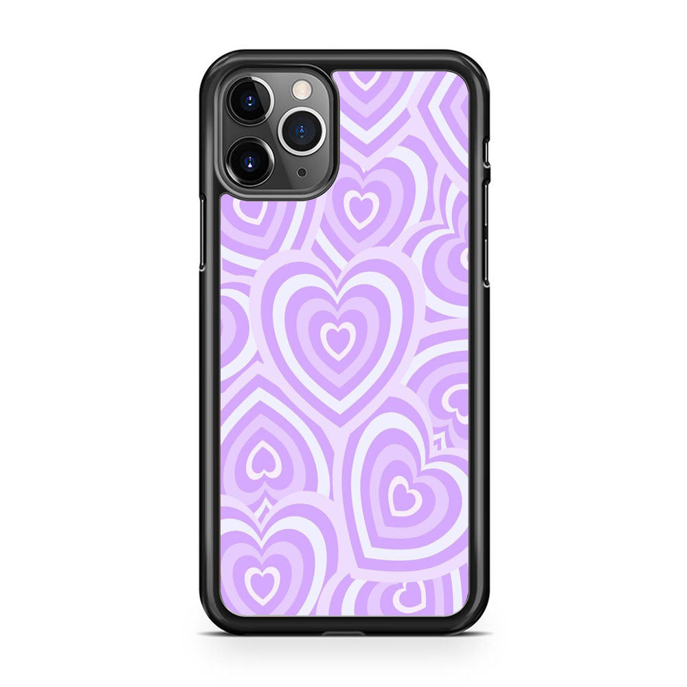 Love Heart Purple iPhone 11 Pro Case