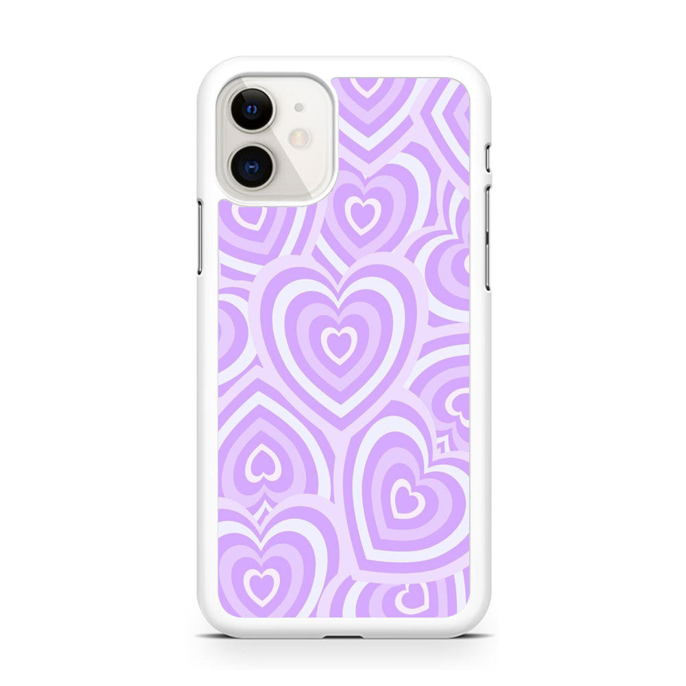 Love Heart Purple iPhone 11 Case