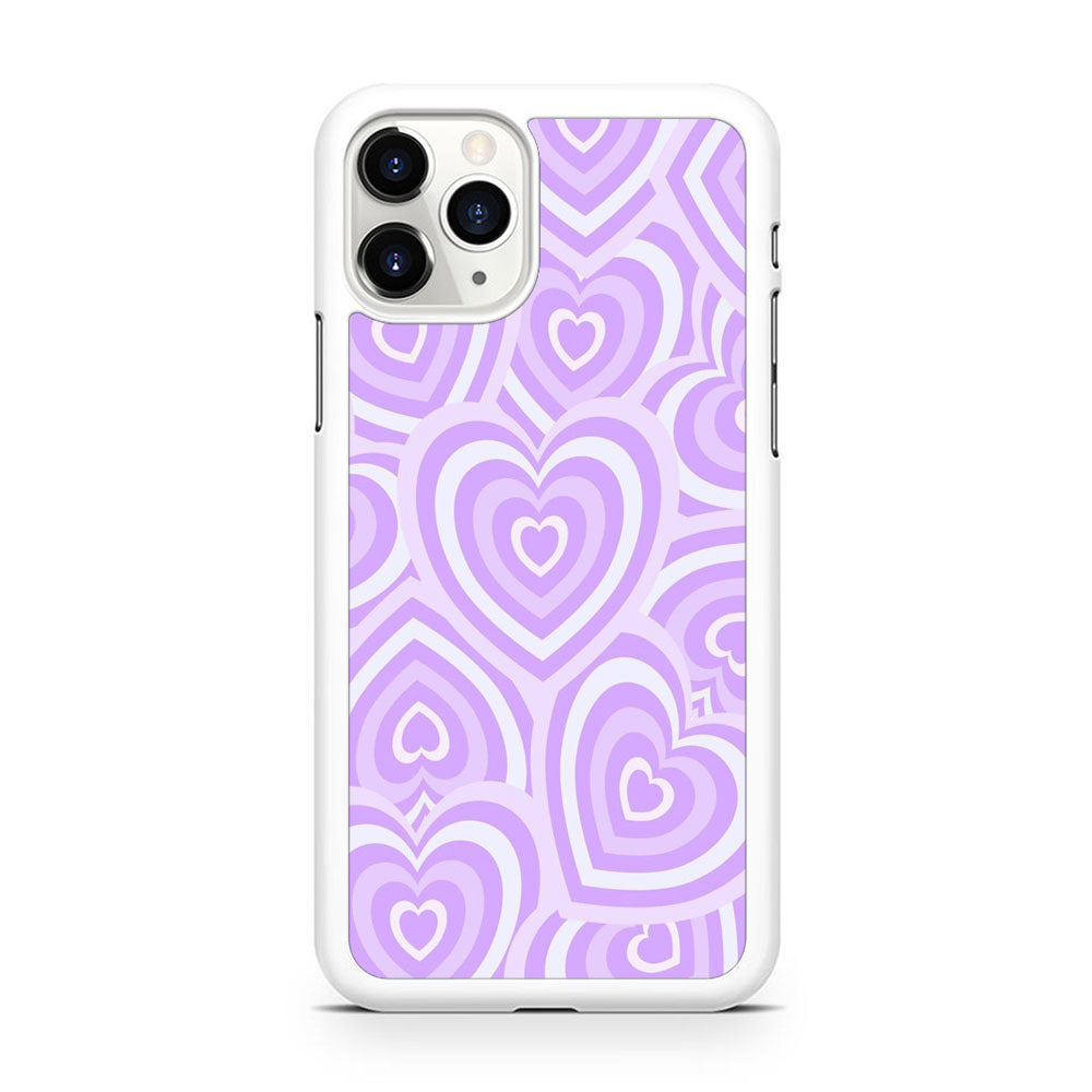 Love Heart Purple iPhone 11 Pro Case