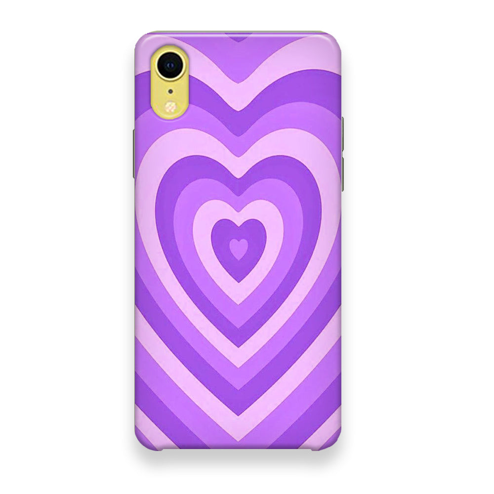 Love Purple Wave iPhone XR Case