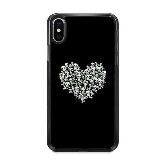 Love Skull iPhone X Case