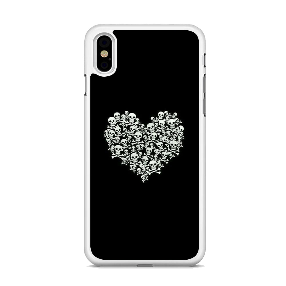 Love Skull iPhone X Case