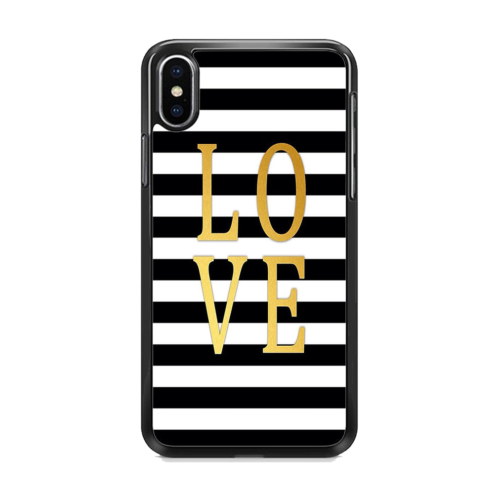 Love Strip iPhone Xs Max Case