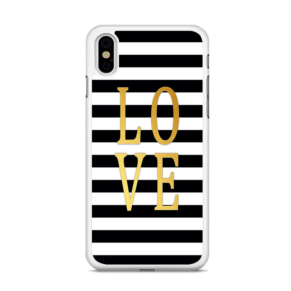 Love Strip iPhone Xs Max Case