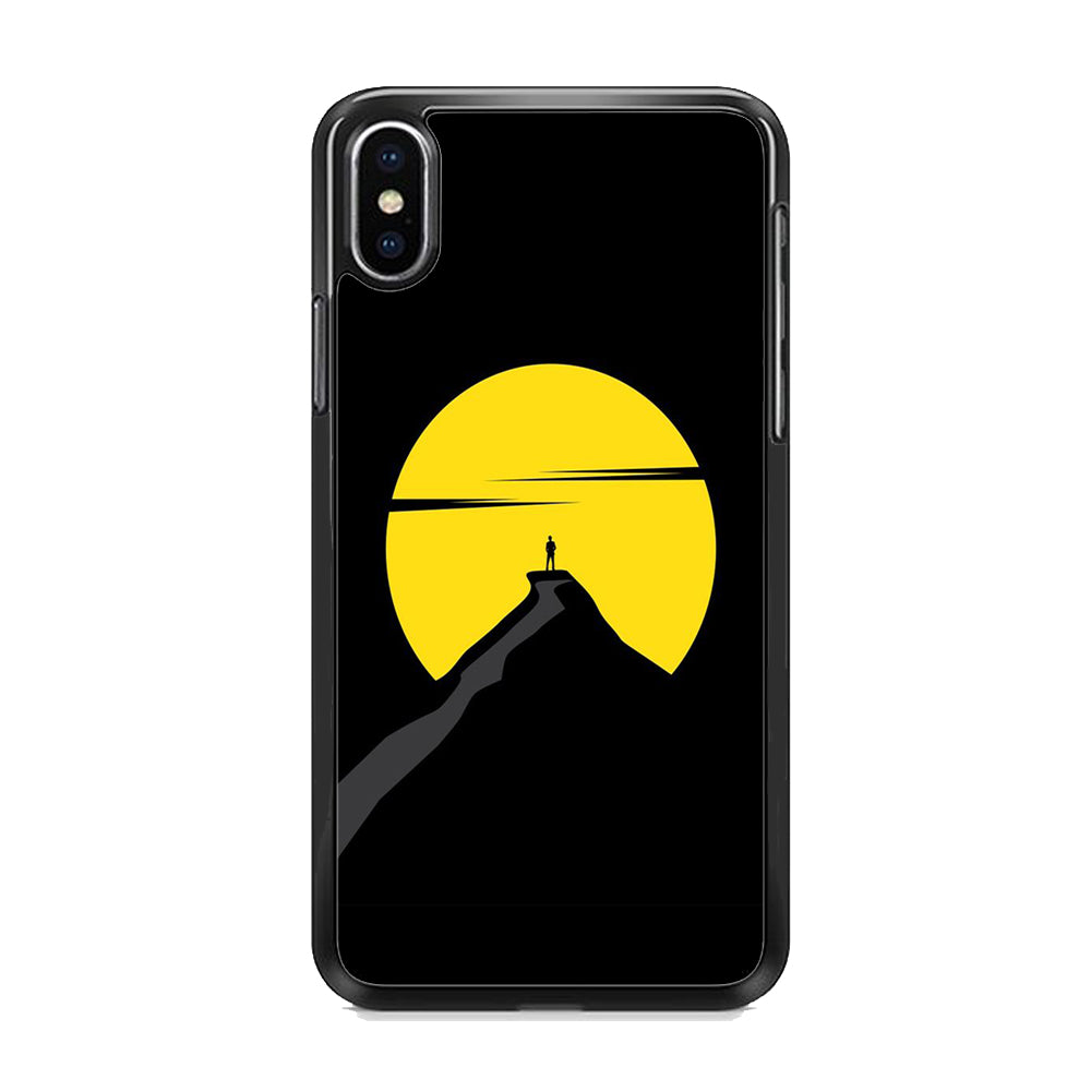 Man in the Night iPhone X Case